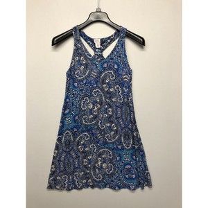 Sigrid Olsen Women Sleeveless Dress Size Medium Floral Rayon Blend B241 -7